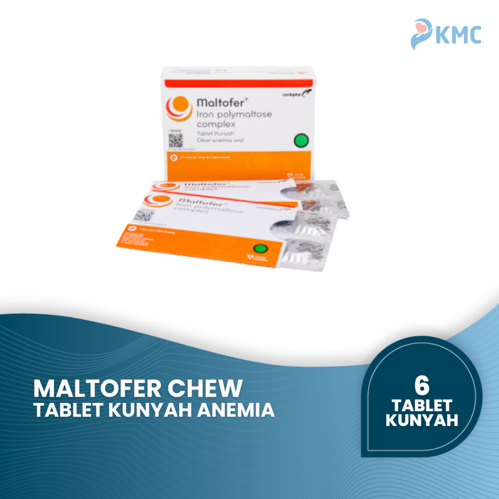 Jual Maltofer Chewy Strip - Maltofer Tablet Kunyah 6 Tablet - Obat