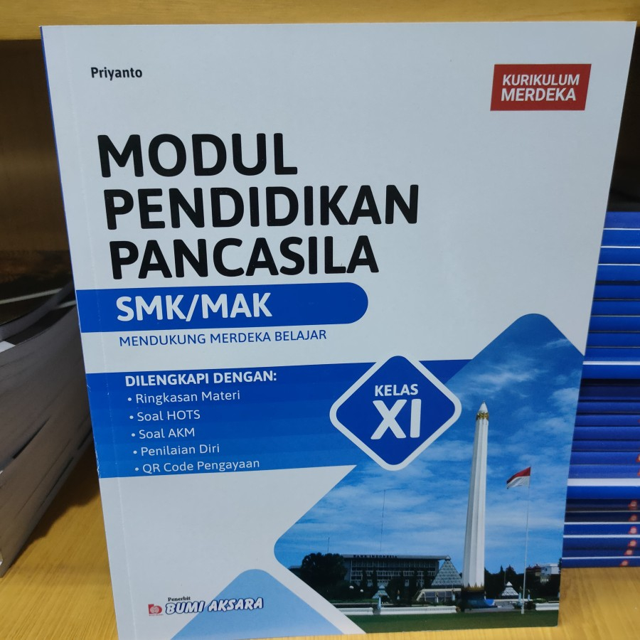 Jual Modul Pendidikan Pancasila SMK Kelas XI/11 Kurikulum Merdeka Bumi ...