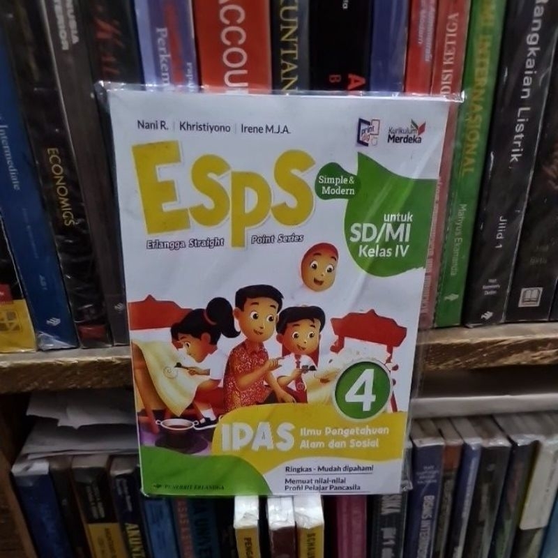 Jual Esps IPAS KELAS 4 SD VOLUME 2 KURIKULUM MERDEKA BY Nani R ERLANGGA ...