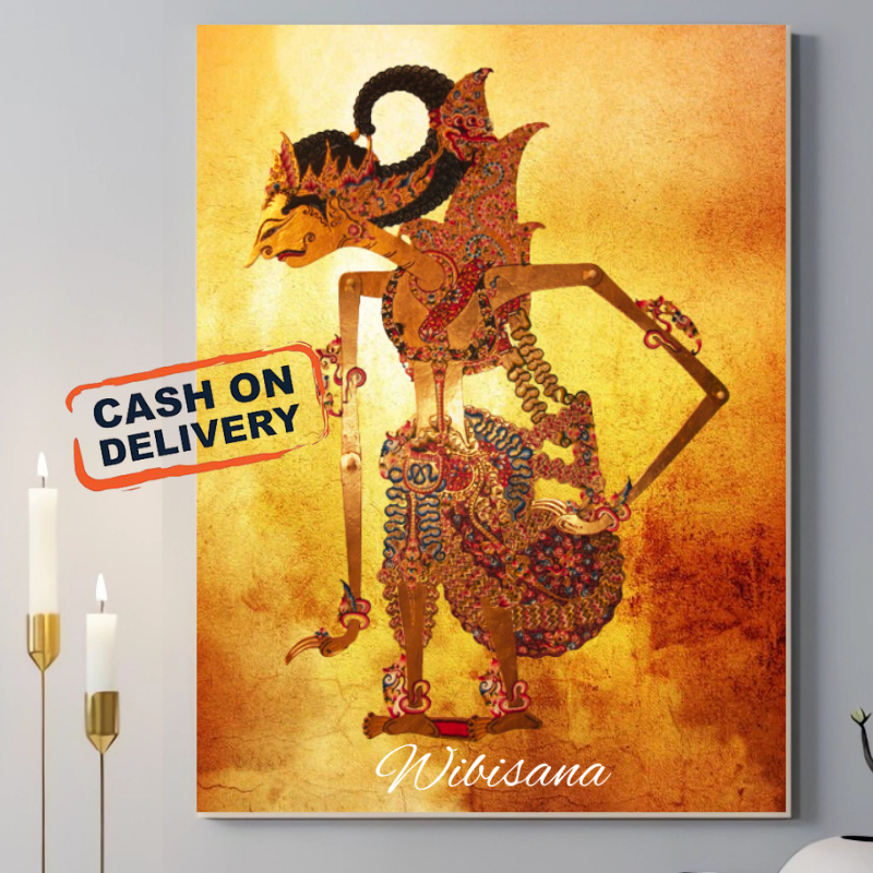 Jual Poster Wayang Kulit Wibisana Untuk Hiasan Dinding Atau Wall Dekor Ruang Tamu Shopee Indonesia