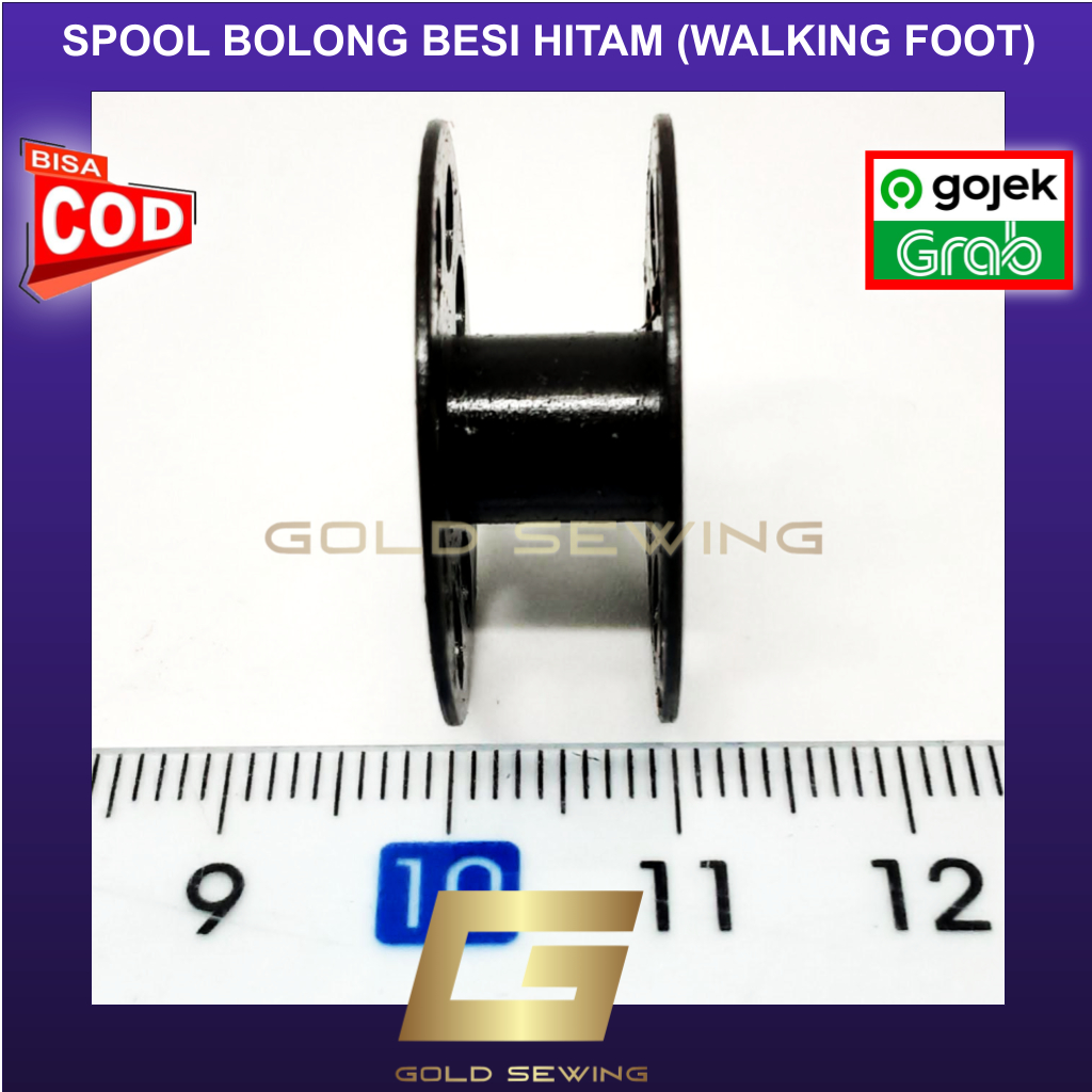 Jual Spul Spool Bobbin Spool Bolong Besi Hitam Walking Foot Mesin Jahit ...