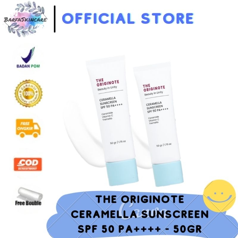 Jual The Originote Ceramella Sunscreen SPF50 PA++++ 50Gr Sunscreen The ...