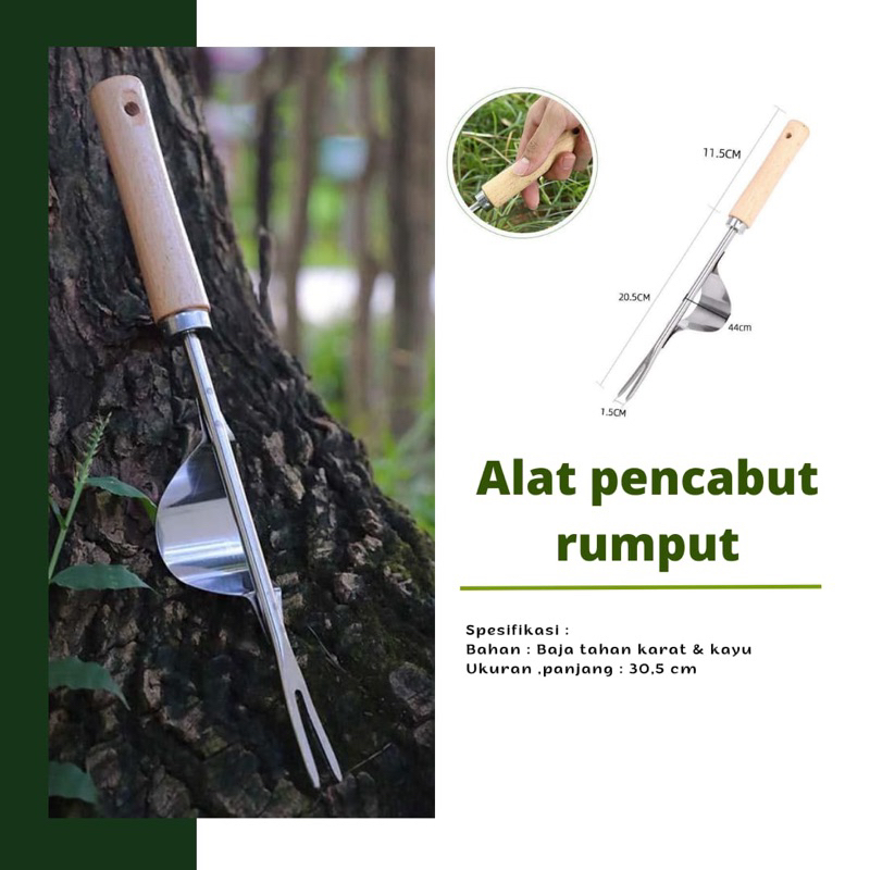 Jual Alat Pencabut Rumput Liar Akar Tanaman Garpu Pembersih Rumput ...