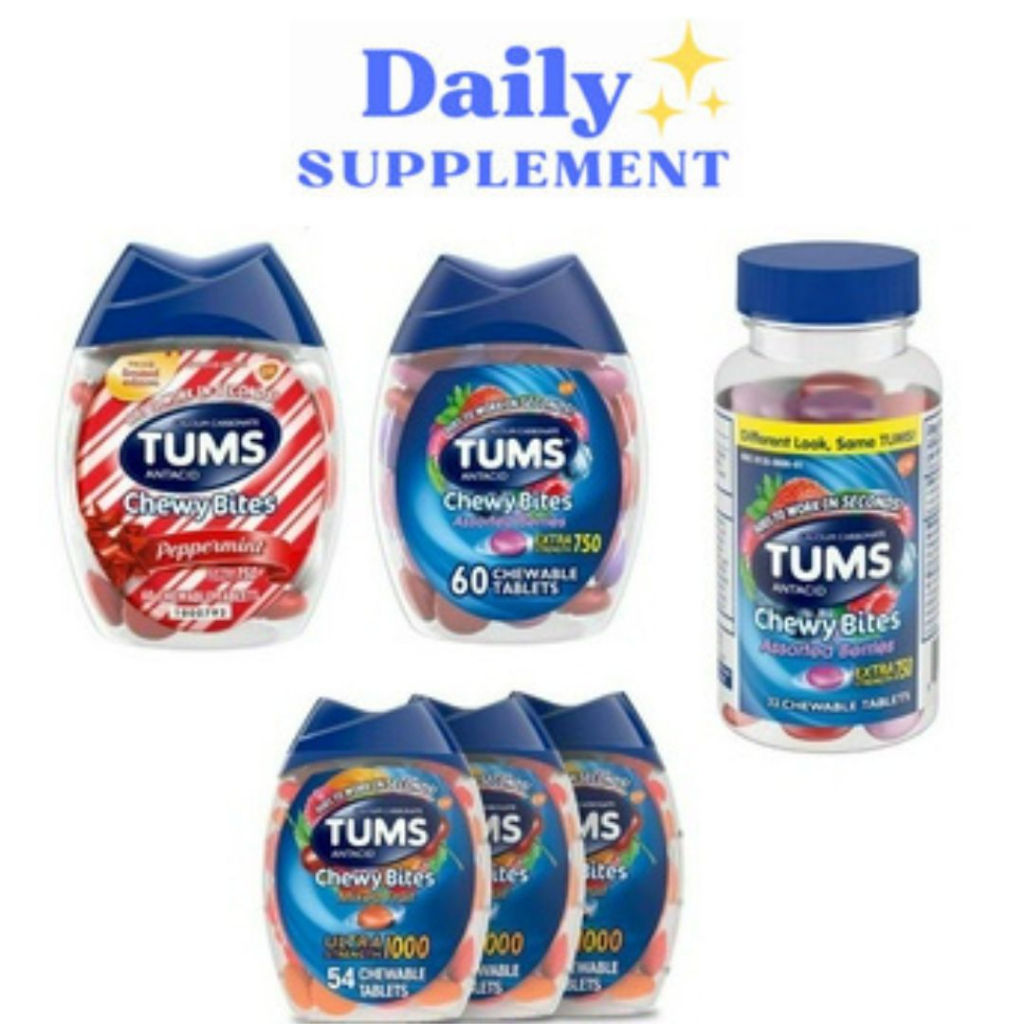 Jual TUMS Antacid Chewy Bites Obat Sakit Maag ORIGINAL USA Shopee