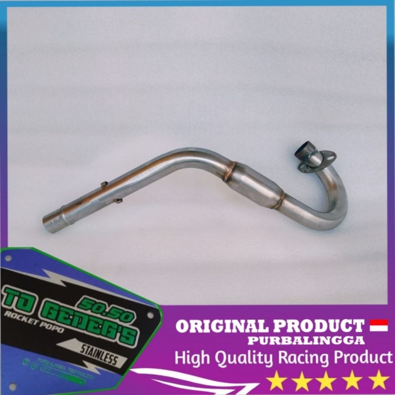 Jual Knalpot Motor Bebek Trail modif full stainless pipa 28mm full