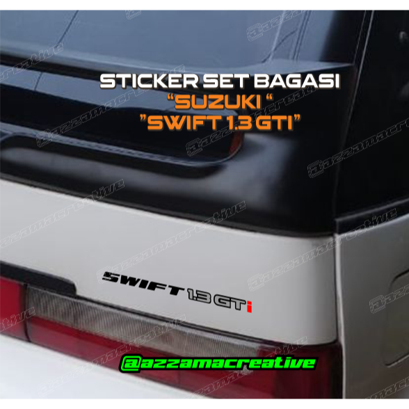 Jual Stiker Bagasi For Suzuki Swift 1.3 GT | Shopee Indonesia