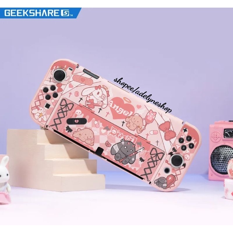 Jual Hard Case Geekshare Pink Rabbit for Nintendo Switch OLED | Shopee ...