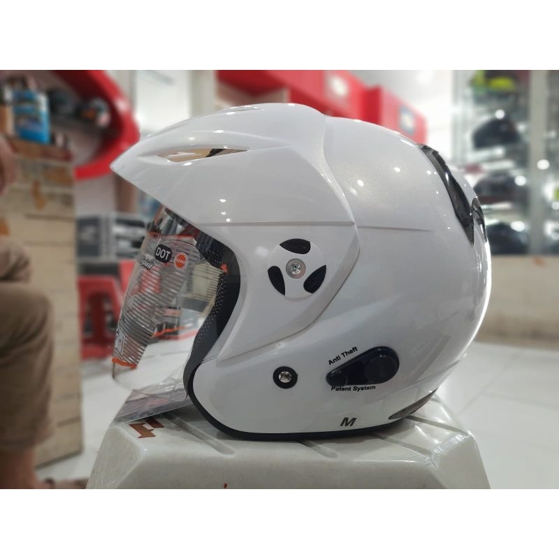 Jual HELM INK CX25 WHITE ORIGINAL HELM INK CX25 PUTIH ORIGINAL HELM INK