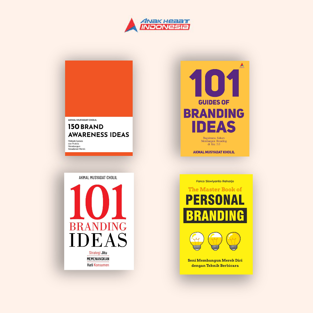 Jual Terlaris! Buku 150 Brand Awareness Ideas, 101 Guide Branding Ideas ...