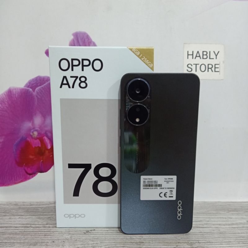 Jual OPPO A78 4G 8/256 SECOND ORIGINAL | Shopee Indonesia