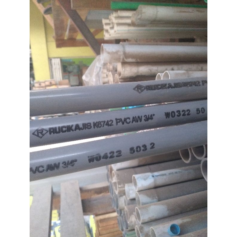 Jual Pipa Pvc Rucika Jis Vp Aw Abu Abu Shopee Indonesia