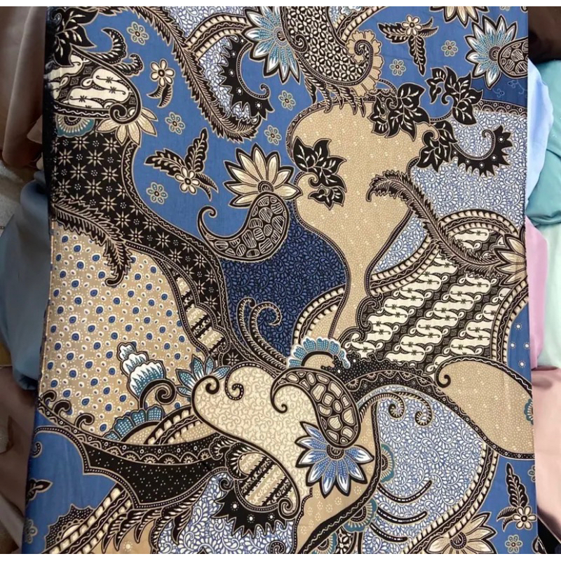 Jual Batik Katun premium / Batik Motif Corak / Abstrak Batik / Batik ...