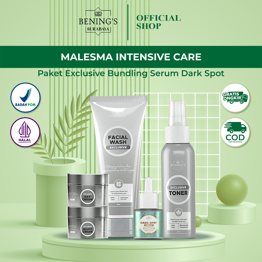 Jual Melasma Intensive Care Benings Skincare (paket Exclusive Bundling ...