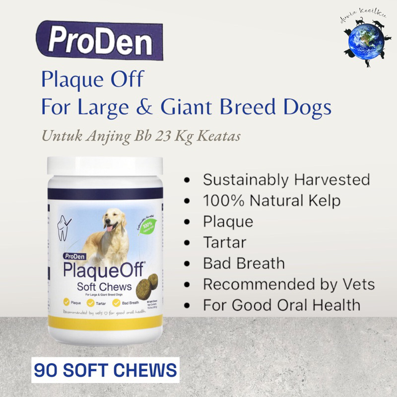 Jual Proden Plaque Off For Large - Giant Breed Dogs - Dental Care ...