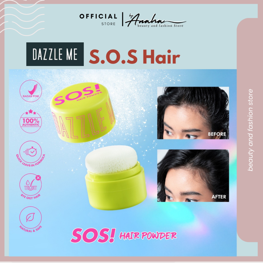Jual ANH DAZZLE ME SOS! Hair Powder 3.5g Quickly Controls Oil