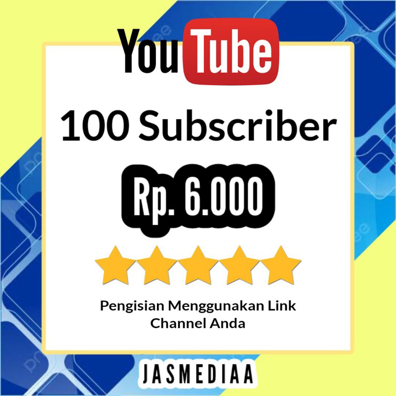 Jual Subscriber Youtube Permanen Monetisasi - Termurah | Shopee Indonesia