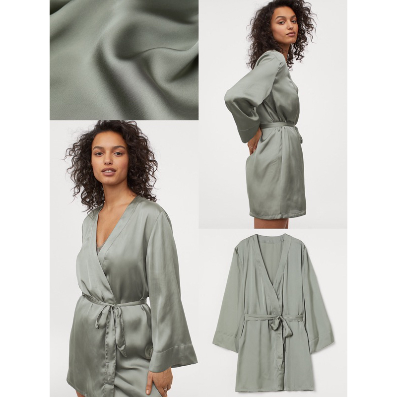 Jual HMK09 HM Kimono Dressing Gown Shopee Indonesia