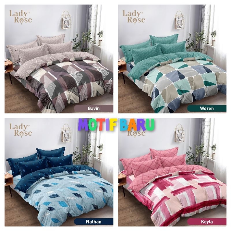 Jual Bed Cover Set Sprei Lady Rose Flat Fitted Cm Etalase