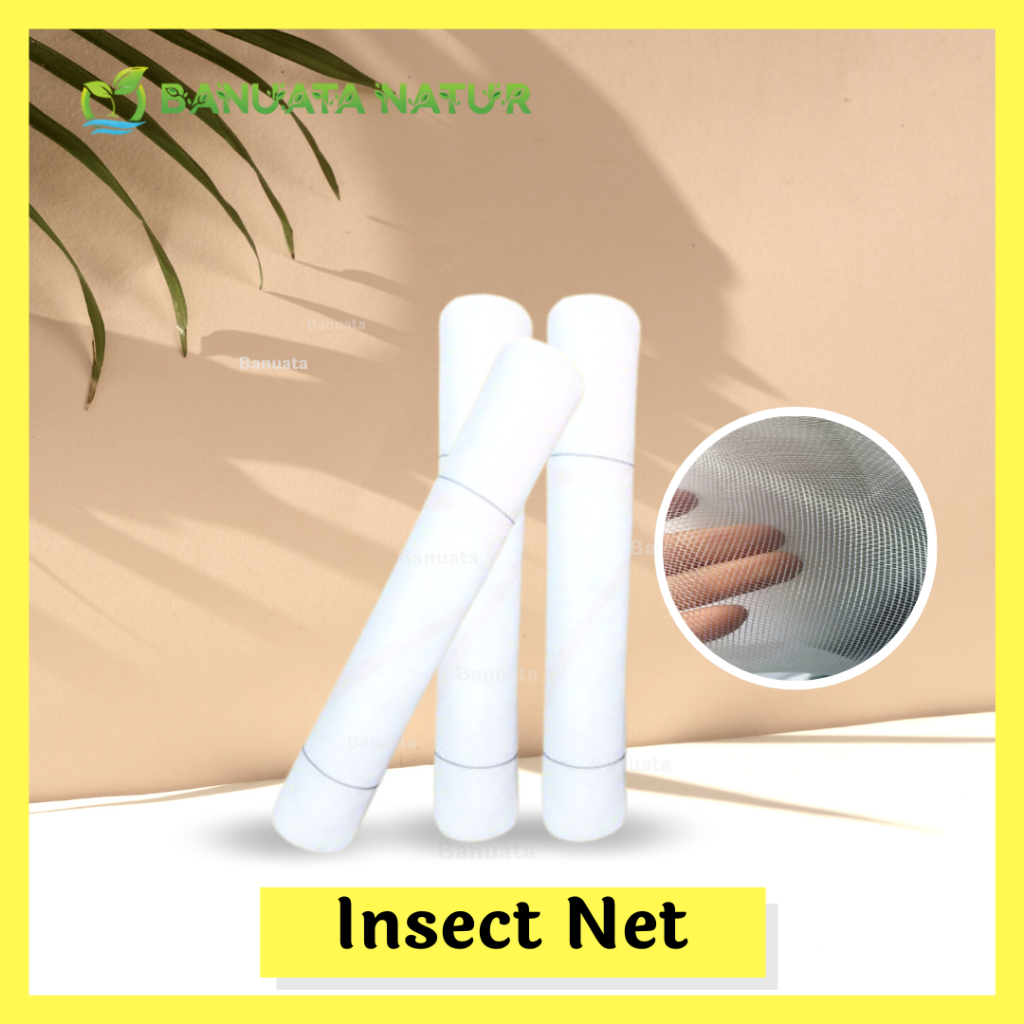 Jual Jaring Insect Net Putih Lebar 3 m Green House - Jaring Pengaman ...