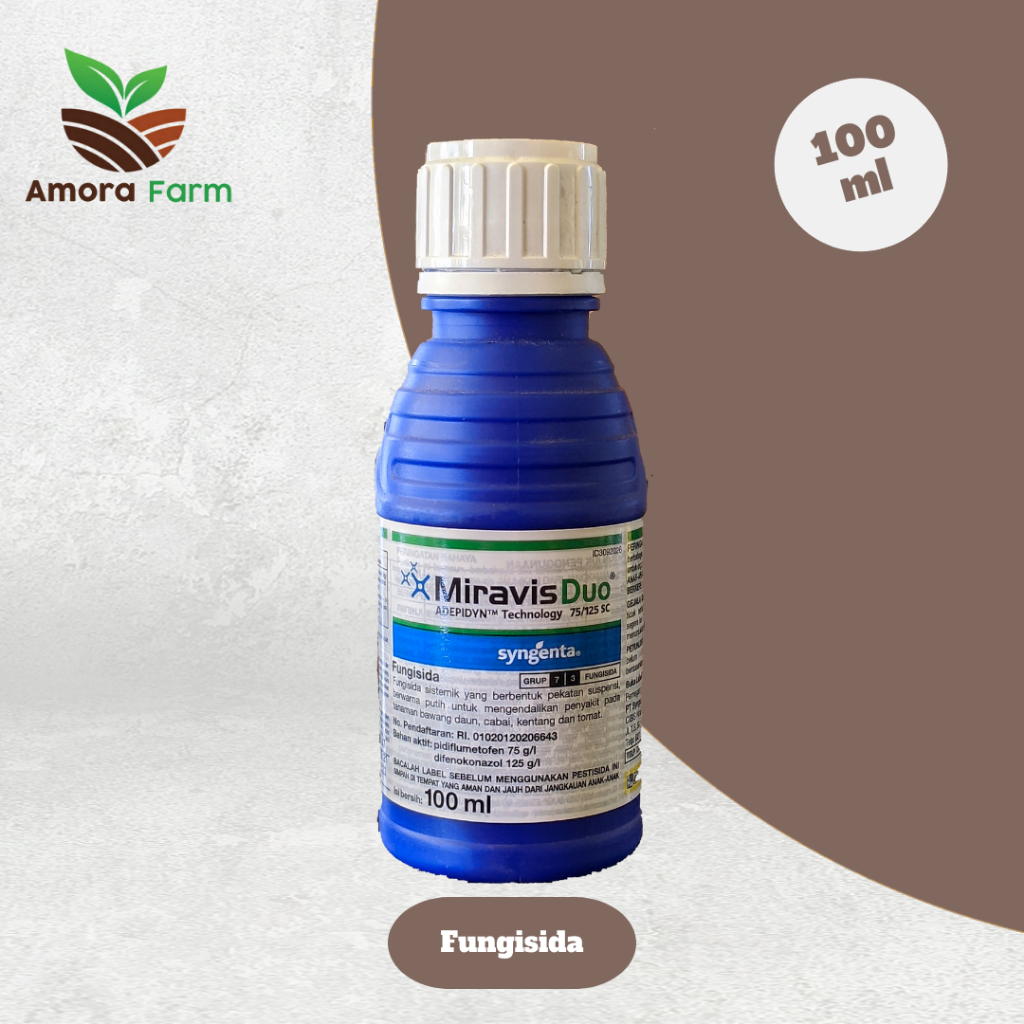 Jual Fungisida MIRAVIS DUO 75/125SC Kemasan 100ml Syngenta | Shopee ...