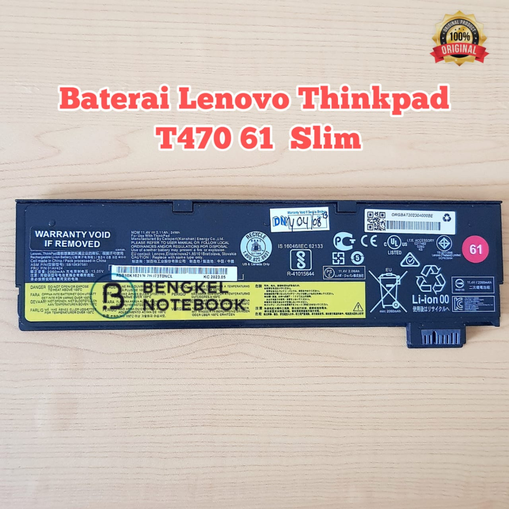 BLESYS Akku für Lenovo Thinkpad T470 T480 T570 T580