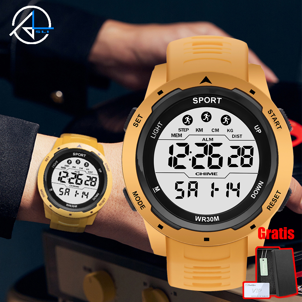 Jual Jam Tangan Pria Digital Jam Tangan Anak-Anak Olahraga Kasual Tali