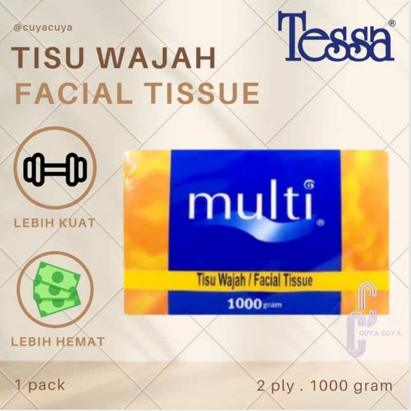 Jual Tessa Multi Facial Tissue Tisu Tissu Wajah Gr Ply Shopee