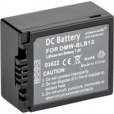 Li-ion BATTERY Pack Batteria Fits Panasonic Lumix DMC-GH1, DMW-BLB13PP, Lumix DMC-GF1C, SLR Lumix DMC-G1