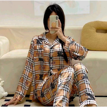 Piyama Satin Wanita Import Baju Tidur Satin Cp Pp