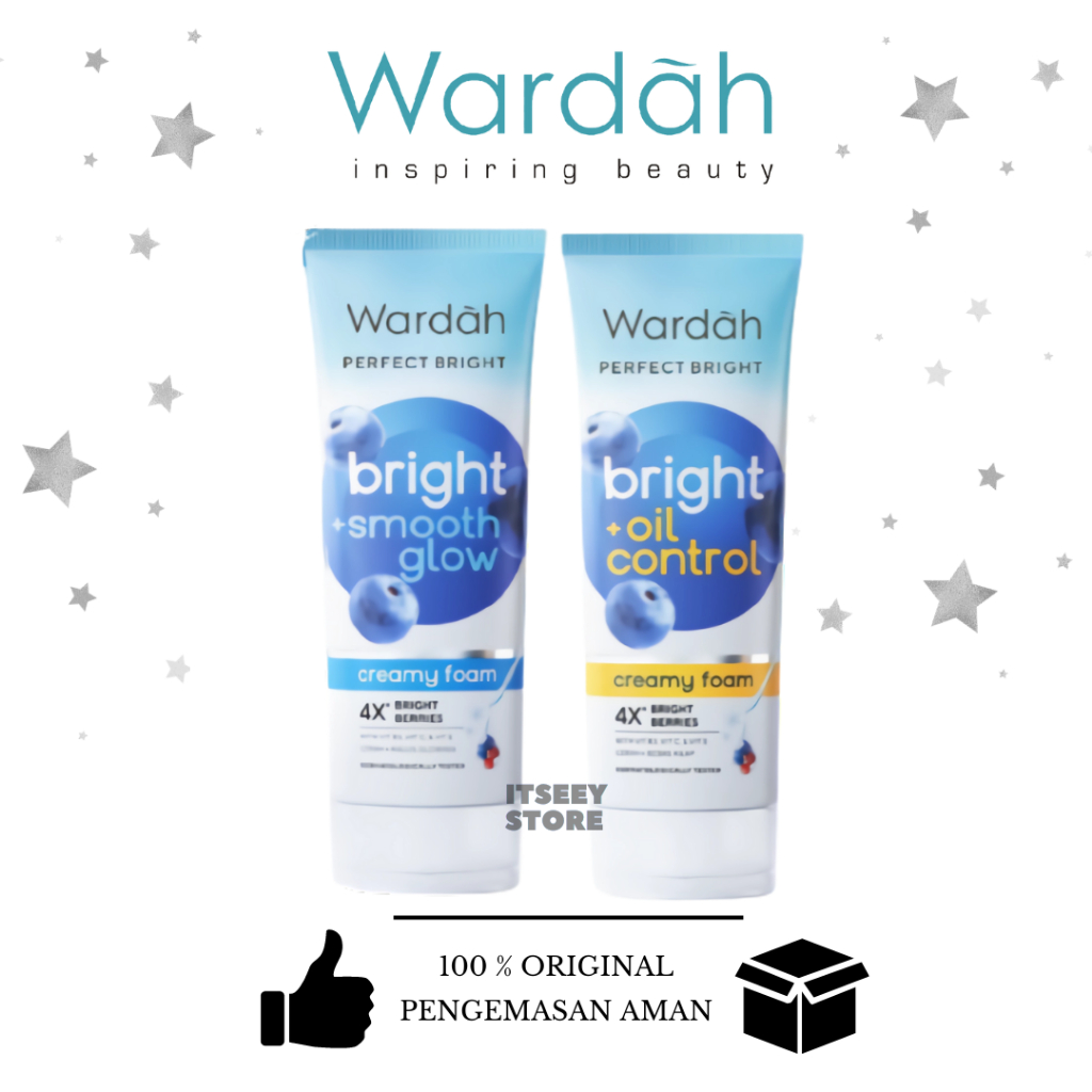 Jual Wardah Perfect Bright Creamy Foam Smooth Glow Oil Control