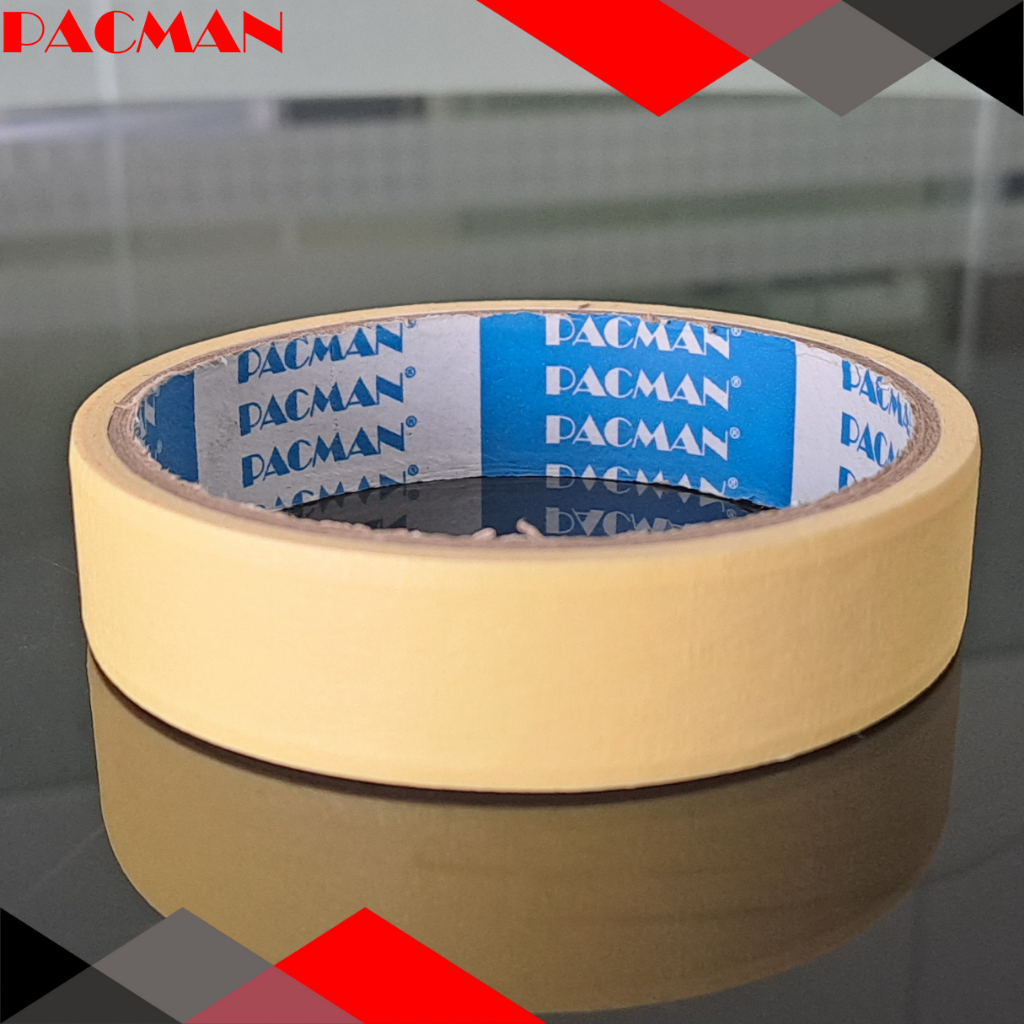 Jual Masking Tape Lakban Kertas lakban Isolasi Solatip Pacman Pita