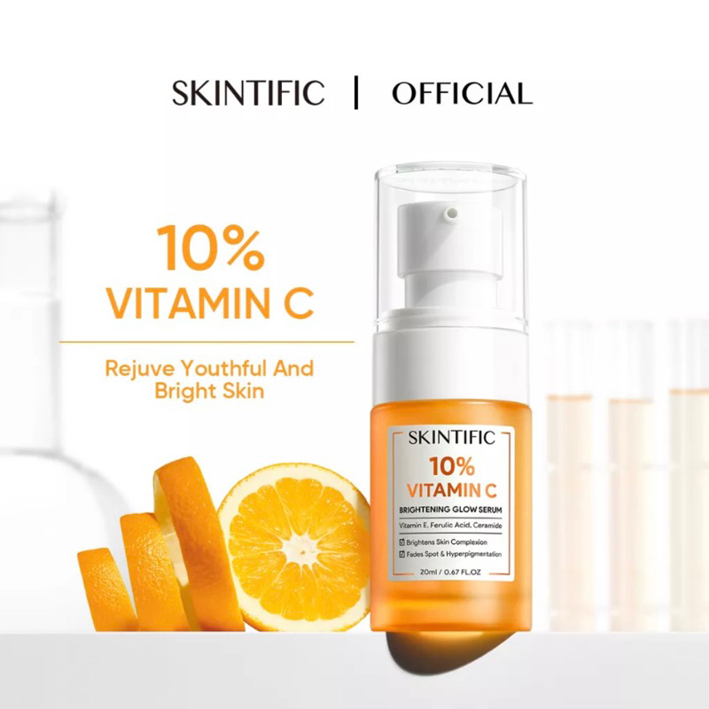 Jual MANADO SKINTIFIC - 10% VITAMIN C GLOW SERUM | Shopee Indonesia