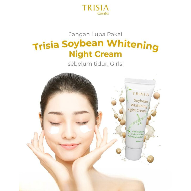 Jual Trisia Paket Whitening Isi Soybean Day Soybean Night Soybean