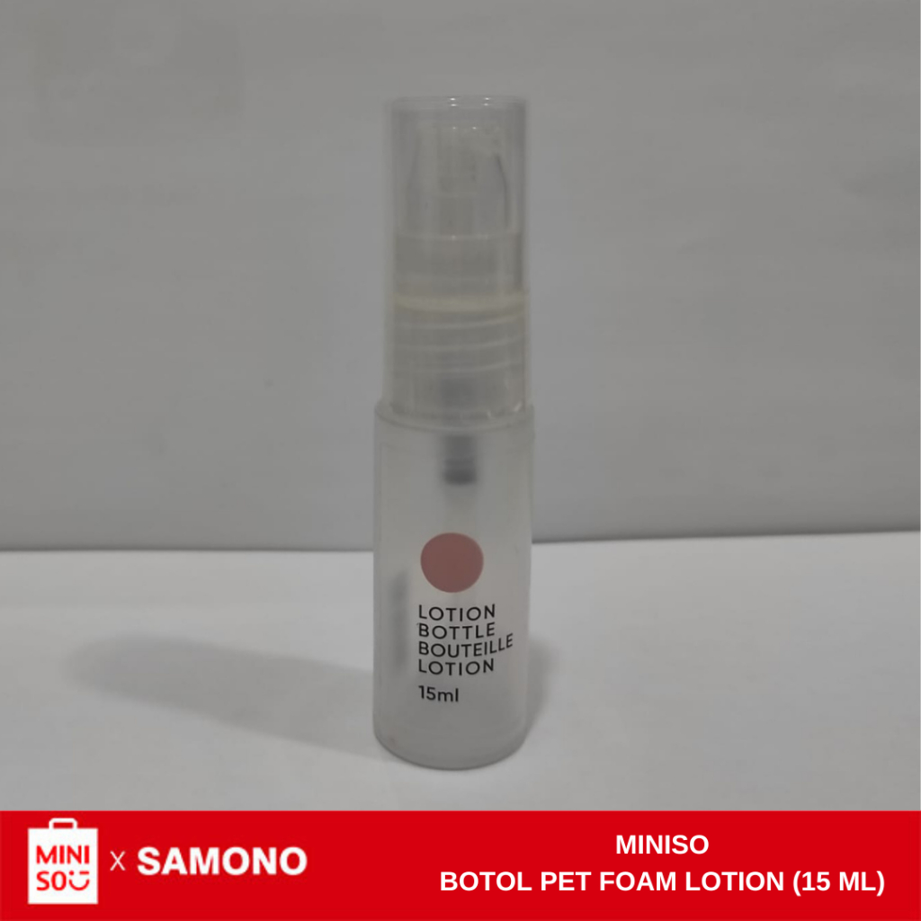 Jual MINISO PET Foam Lotion Bottle Shopee Indonesia