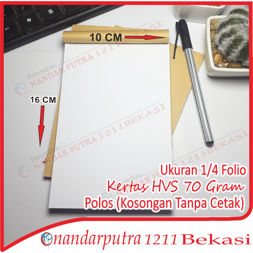 Jual BUKU NOTA KONTAN HVS 1/4 F / NOTA HVS KOSONGAN | Shopee Indonesia