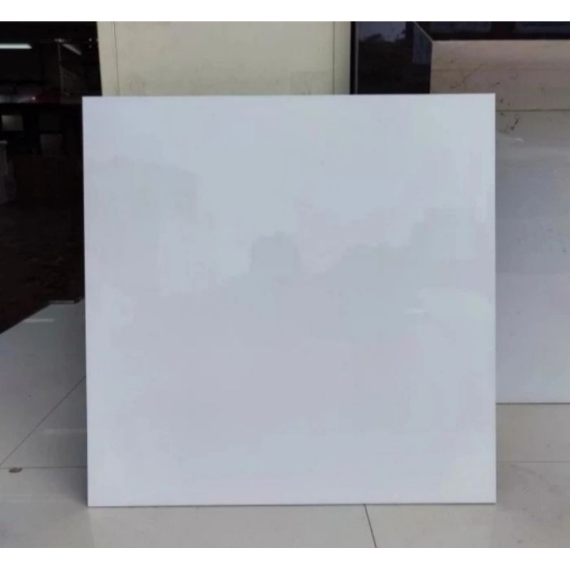 Jual Keramik Lantai 60x60 Putih Polos Kw3 Grand Royal Shopee Indonesia