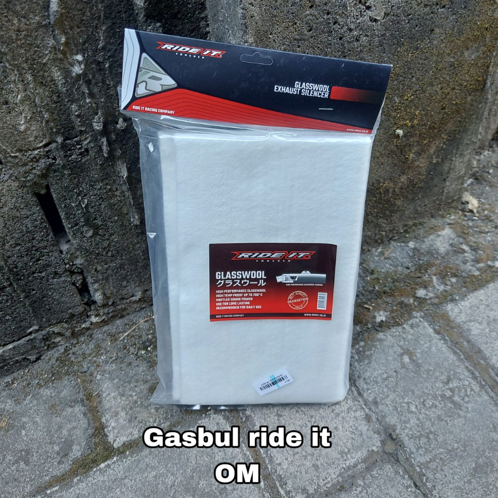 Jual GASBUL GLASSWOOL PUTIH ANTI BAKAR RIDE IT | Shopee Indonesia