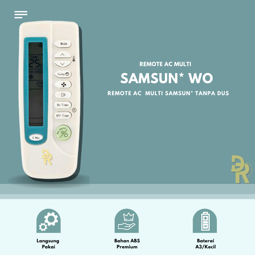 Jual Remot Remote AC SAMSUNG ARC4AU tanpa dus langsung pakai tanpa setting Shopee Indonesia