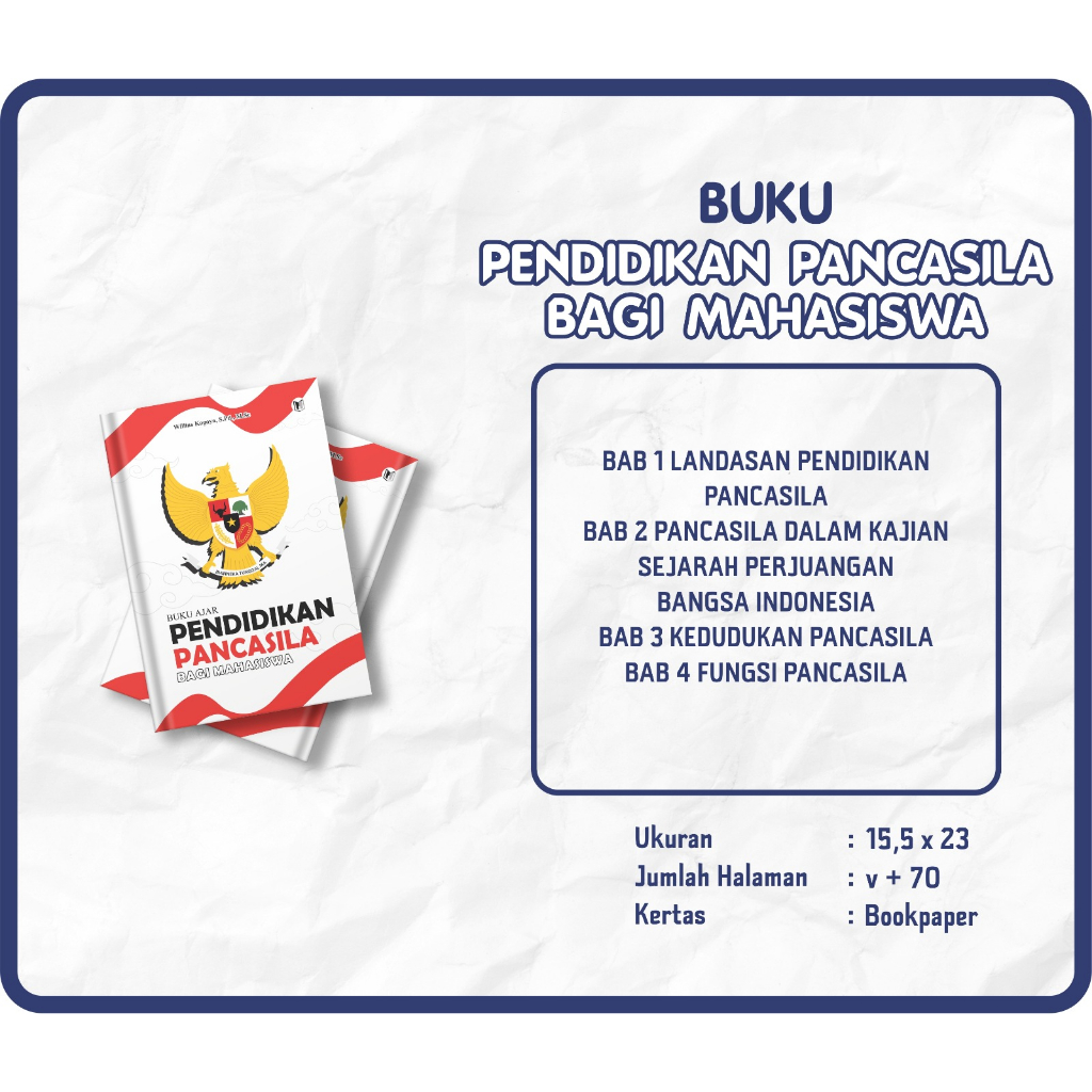 Jual BUKU AJAR PENDIDIKAN PANCASILA BAGI MAHASISWA | Shopee Indonesia