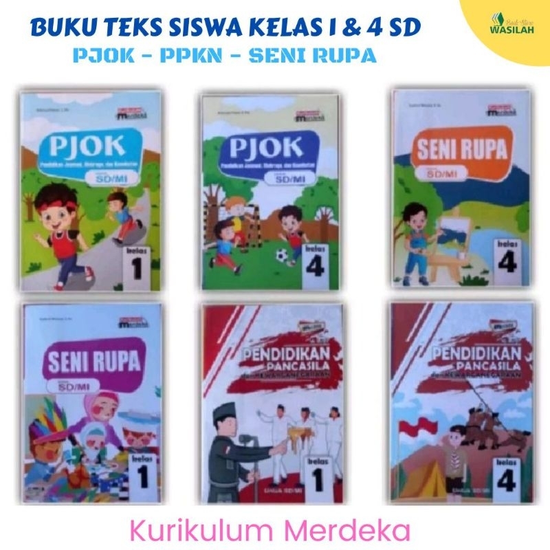 Jual Buku Teks Siswa Kelas Sd Mi Kurikulum Merdeka Ppkn Seni Rupa