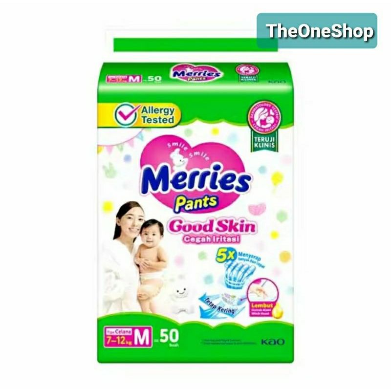 Jual MERRIES Pants Good Skin Size M 50 / Merries M50 | Shopee Indonesia