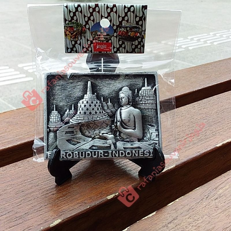 Jual Jogja / Tempelan Kulkas Klasik Stupa Borobudur Souvenir