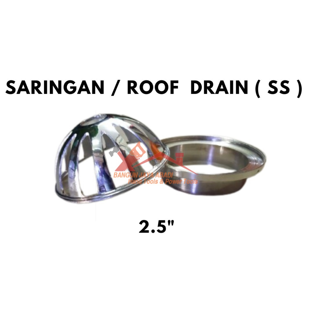 Jual BJ ROOF DRAIN 2,5 INCH STAINLESS BAGUS MURAH - SARINGAN ROOF DRAIN ...