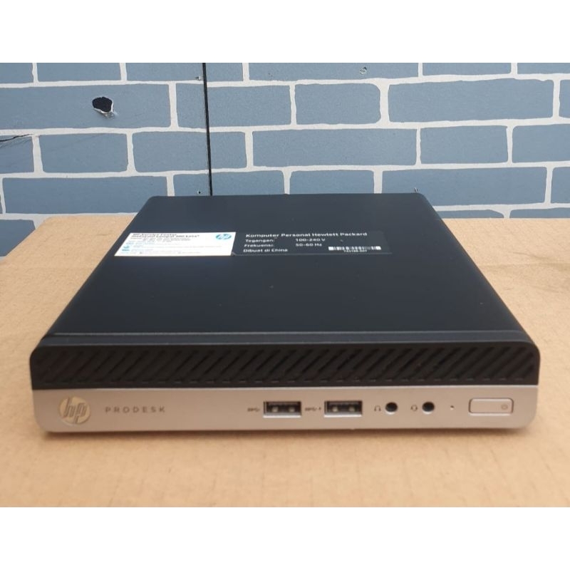 Jual MINI PC HP PRODESK 405 G4 MINI PC RYZEN 3 2200G RAM 8 GB SSD 256