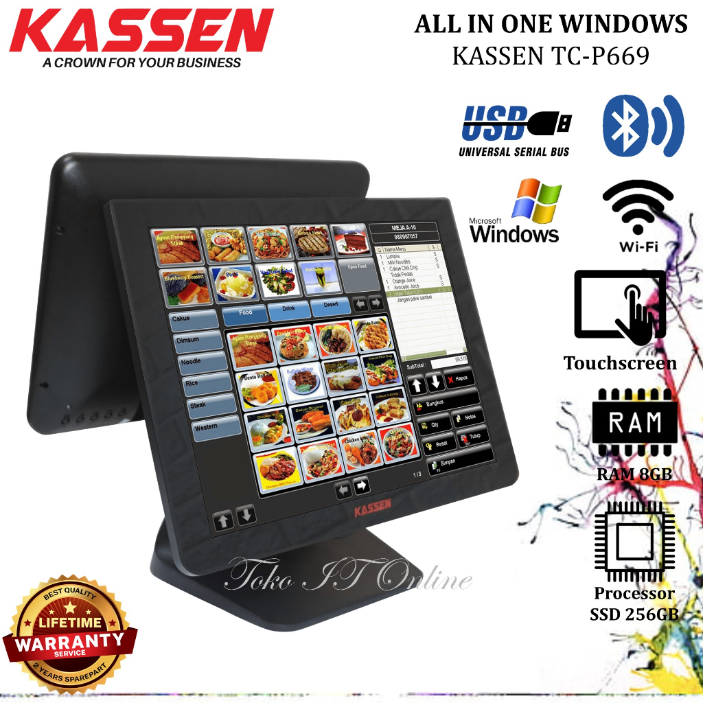 Jual Mesin Kasir Kassen Tcp 669 All In One Pos System Single Display All In One Shopee Indonesia 6928