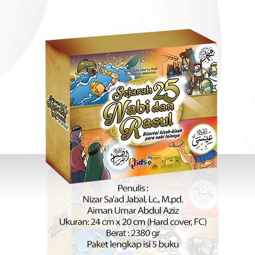 Jual Buku Anak Sejarah 25 Nabi Dan Rasul 1 Set 5 Jilid - Perisai Quran ...