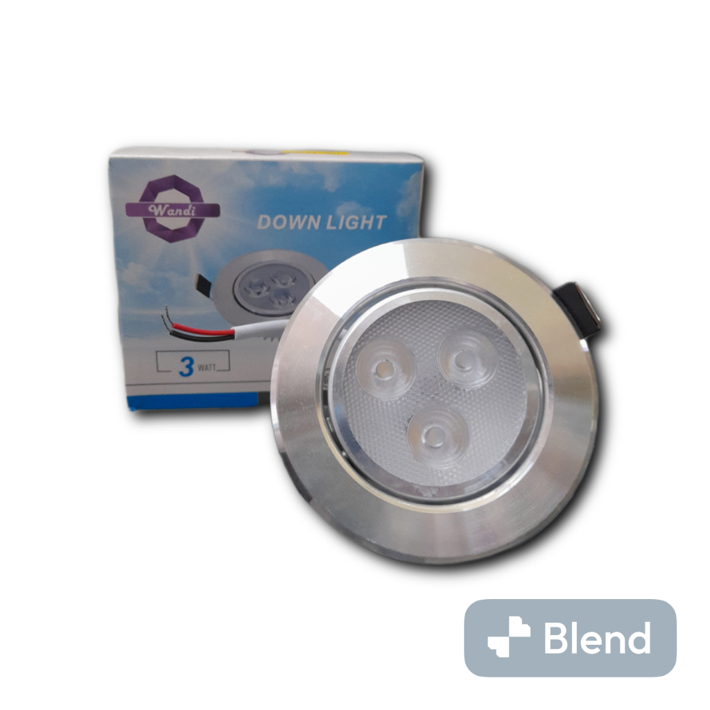 Jual WANDI LAMPU DOWNLIGHT 3 MATA LED 3W | Shopee Indonesia