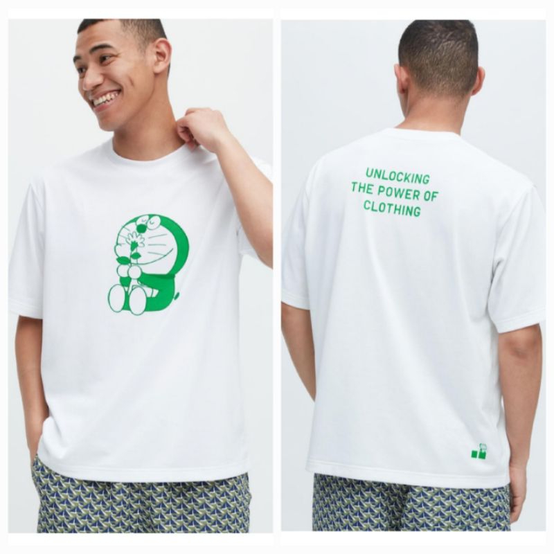 Jual KAOS UNIQLO UT DORAEMON PUTIH BARU ASLI ORIGINAL Shopee Indonesia