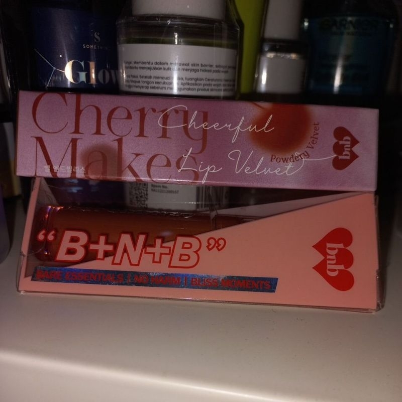 Jual Bnb cheerful lip velvet/ males perfect lip tint Shopee Indonesia