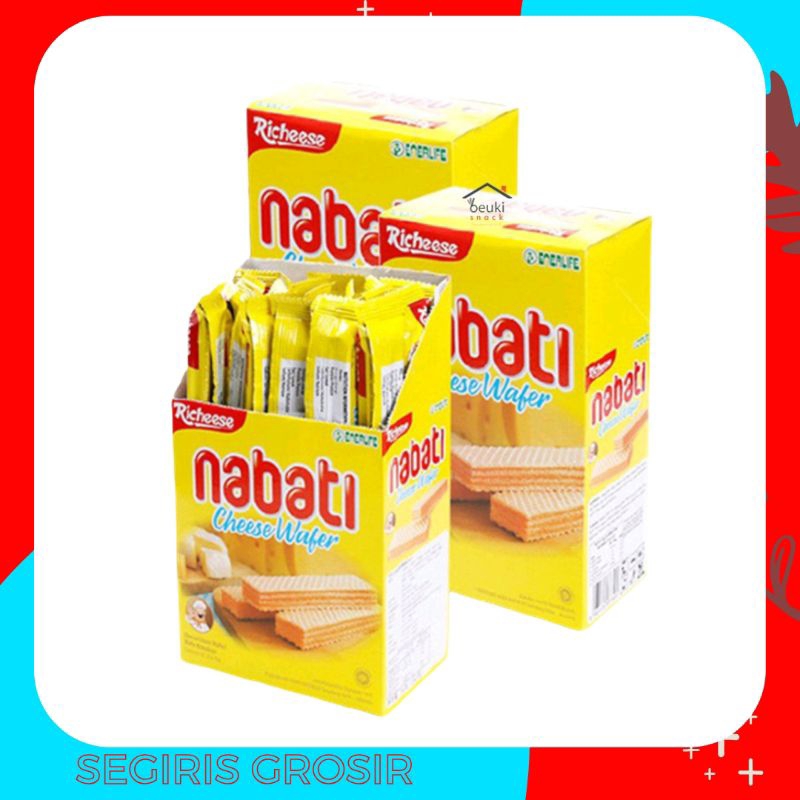 Jual Nabati Richeese Wafer Renyah Keju isi 20 per box | Shopee Indonesia